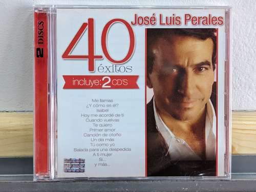 Jose Luis Perales 40 Exitos (2 Cd's) Nuevo Sellado