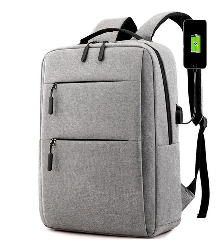 Mochilas, Computadoras Portátiles / Nylon, Espacio Grande 30l, Antirrobo Y Resistente Al Desgaste, Múltiples Bolsillos, Transpirable,con Interfaz Usb