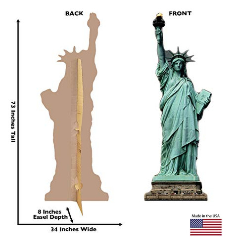 Estatua De La Libertad De Cartón Recortado Tamaño Real