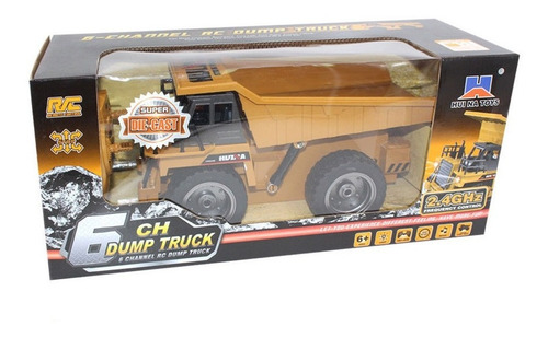Metal Huina Coleccion Control Remoto / Camion Minero 1/18