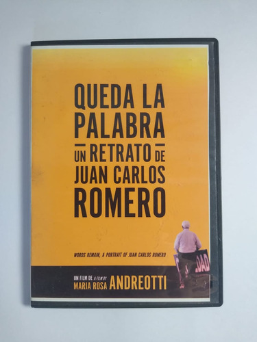 Dvd Queda La Palabra Un Retrato De Juan Carlos Romero 