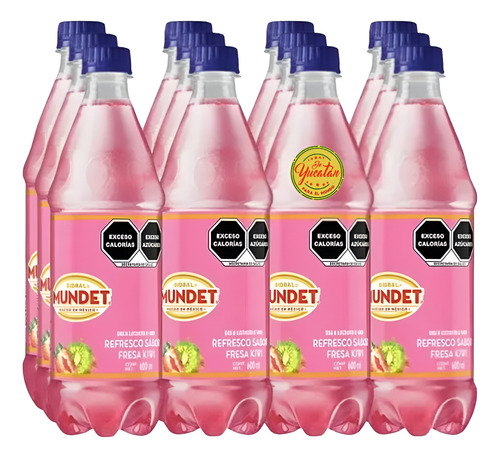 1 Refresco Sidral Mundet Fresa-kiwi 600ml C/u Antes Ameyal