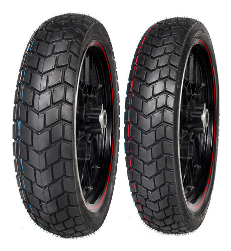 Llanta Doble  Propósito 30/70-18 Rt-639 Tt 72p Rinova Tires