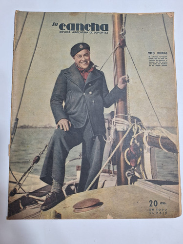Velero Vito Dumas Revista La Cancha N°794 Año 1943 Le293