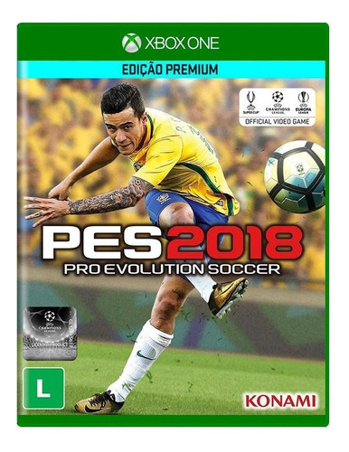 Jogo Mídia Física Pro Evolution Soccerpes 2018 Xbox One