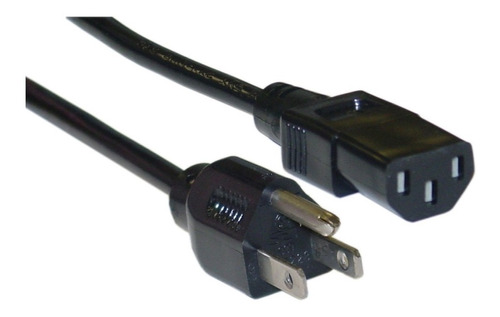 Cable De Poder Para Pc - 3  Pines - 1.8 Metros