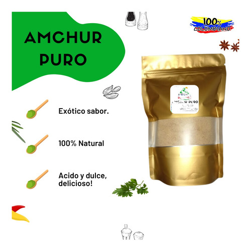 Amchur - Mango En Polvo X 15g - g a $320