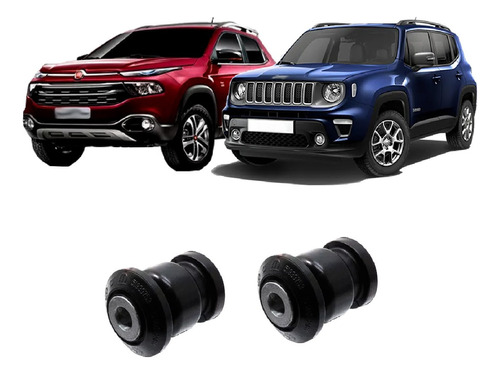 Par Bucha Balança Leque Dianteira Menor Jeep Renegade 15/19