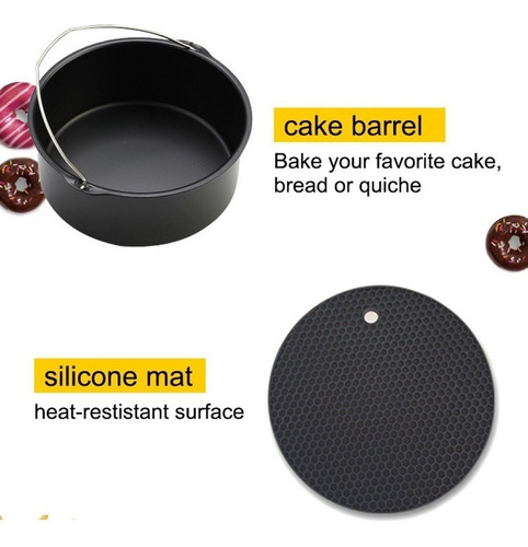 - . Kit De Regalo De Accesorios De Freidora De Aire De