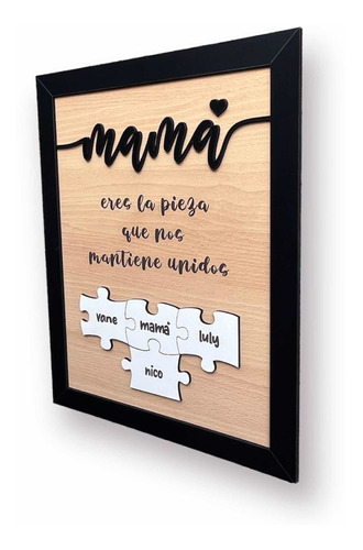Cuadro Puzzle Día De La Madre - Regalo - Personalizado