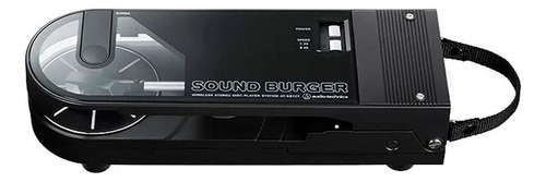 Hamburguesa con sonido Toca Discos Audio Technica AT-SB727, color negro, 110 V/220 V