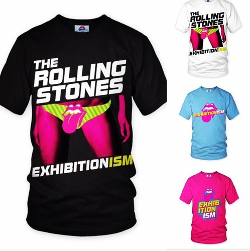 Remera Rolling Stones Exhibition, 100 % Original