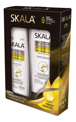 Kit Shampoo+condicionador Skala Óleo De Argan - 325ml Cd