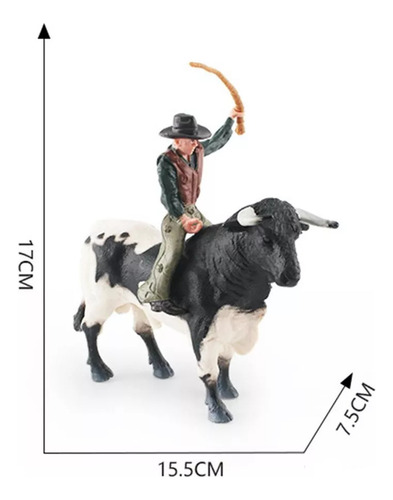 Ci Modelo Figura Touro Pvc Com Decoração