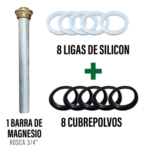 Kit De Mantenimiento Para Calentador Solar De 8 Tubos