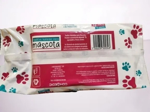 Imagen 6 de 7 de Toallitas Húmedas Para Mascotas 30 Pzas Para Perro Y Gato