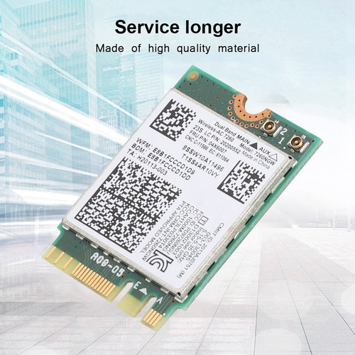 Placa De Rede Sem Fio De Banda Dupla Para Intel 7260ac 867mb