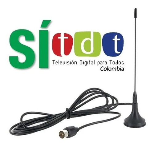 Antena Tdt 3dbi Para Televisor O Decodificador Base Iman