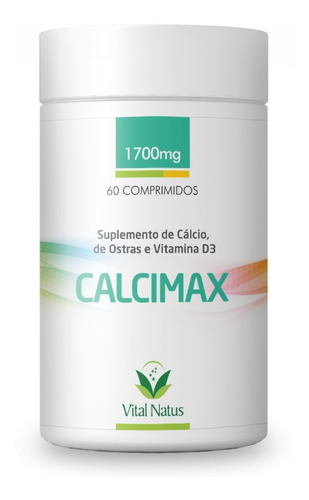 Cálcio De Ostra + Vitamina D3 - 6x Superior Ao Calcio Comum 