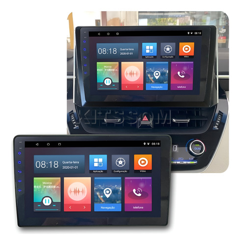 Multimídia Corolla 2019 2020 2021 2022 2023 V2 Carplay 9