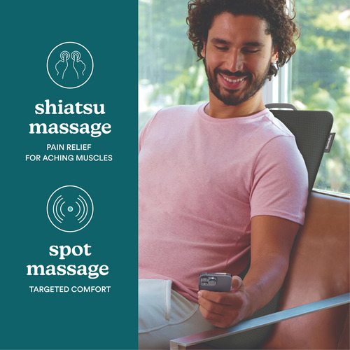 Cojín De Masaje Shiatsu Ultradelgado Con Cobertura Total De