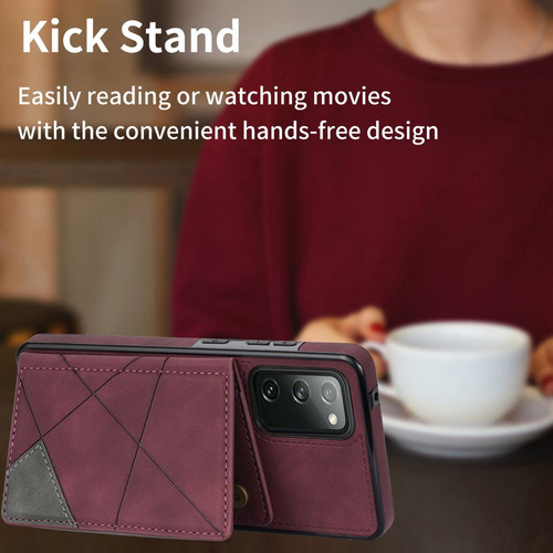 B Funda De Tarjeta Wallet For Samsung S21 Fe S21 Ultra Plus