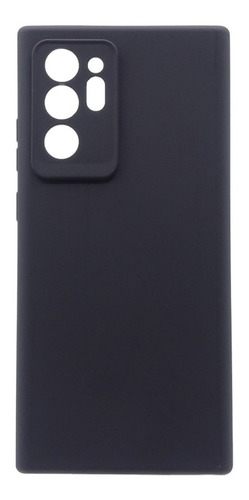 Carcasa Silicona Compatible Para Samsung Note 20 Ultra Color Negra