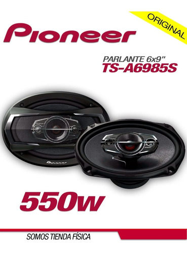 Cornetas Pioneer Ts-a6985s 6x9 PuLG. 550w 4 Vías