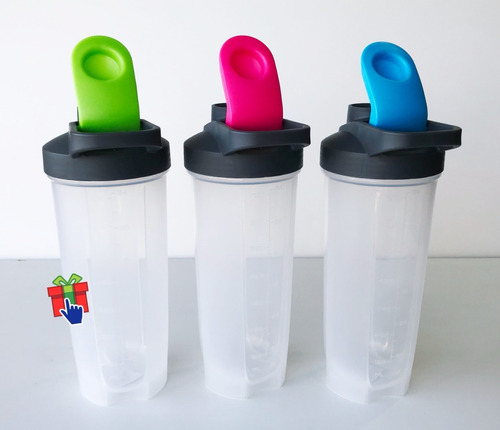 Vaso Premium Shaker Mezclador Batidor Medidor Botella 700ml