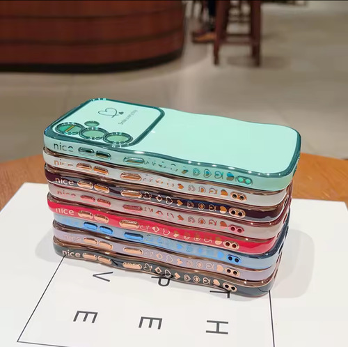 Funda Luxury Para Samsung S25+ S25 Plus Curva Importada Verde Claro