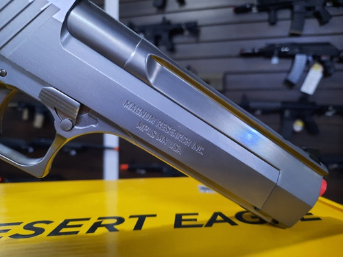 Imagem 7 de 10 de Airsoft Pistola Gbb Cybergun Desert Eagle Cromada Nova!