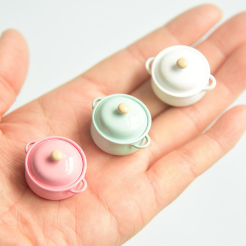 Mini Macetas Miniatura Casa De Muñecas 1:12 Olla De Sopa