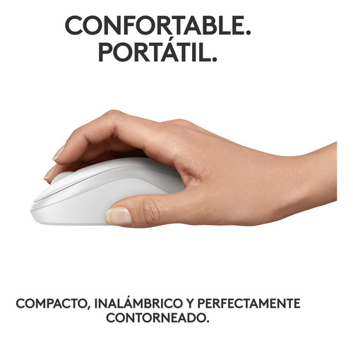 Mouse Logitech M240 Silent Inalámbrico Blanco
