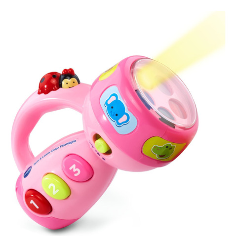 Vtech Linterna Gira Y Aprende, Rosa, Exclusiva Para Interne.