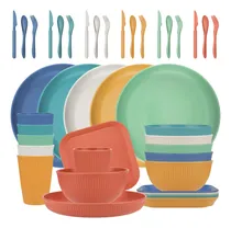 Comprar Juego De Vajilla De 42 Piezas De Platos Y Cuencos De Cocina.