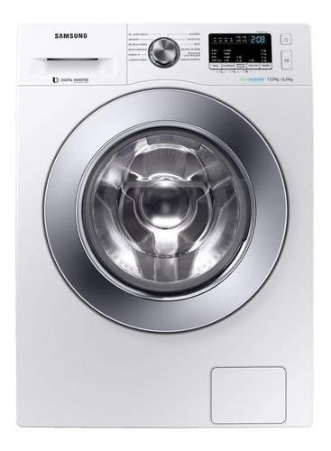 Lavadora e secadora de roupas automática Samsung WD4000 WD11M44530 branca 11kg 110V