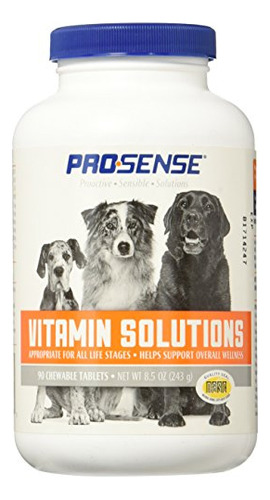 Prosense Vitamin Solutions 90 Conteo, Tablas Chewable N0dda