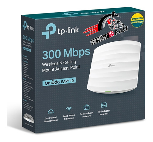 Eap110 Access Point Omada 300mbps 2.4ghz Montaje Para Techo