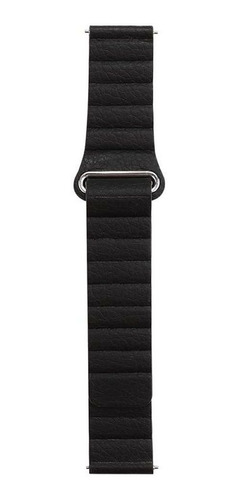 Pulseira 20mm Couro Loop Para Amazfit Bip - Amazfit Gtr 42mm Cor Preto