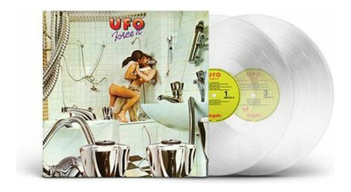 Lp Ufo Force It + Live Los Angeles 1975 -2 Lps Clear Lacrado