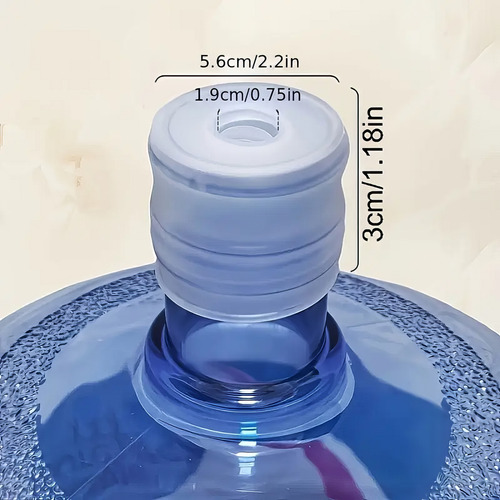Tapa De Silicón Transparente Para Garrafón De Agua Universal