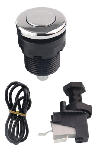Interruptor De Aire Para Fregadero Plata Pulida De 34 Mm