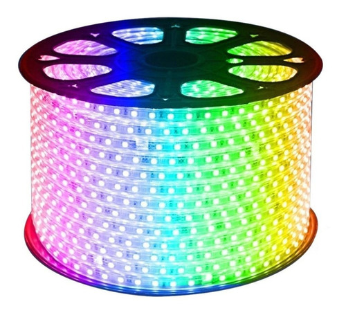 Cinta Led Tira Rgb 220v Por Metro Resistente Al Agua- Unilux