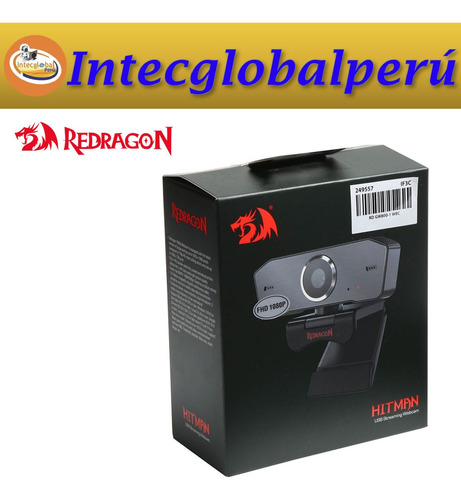 Cámara Web Redragon Hitman Gw800 Windows Mac Full Hd 1080p