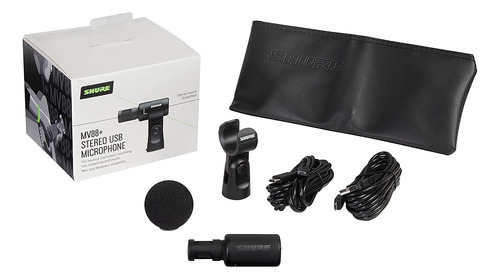 Shure Mv88+ - Micrófono Estéreo Digital Usb