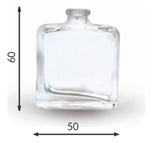 Kit Com 05 Frasco Para Perfumes 30ml Recrave 15mm