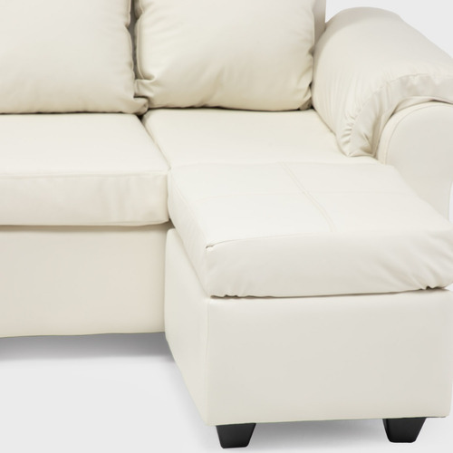 Mpr Sofá Ezeiza + 1 Pouf Pu
