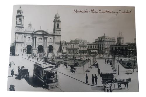 Postal Serie Montevideo Antiguo / N° 08 / Catedral / Harry 