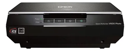 Epson Perfection V600 Escáner De Color Con Cable Para Fotos, Color Negro, Conectividad Usb, Escáner De Imagen Plano, 6400 X 9600 Ppp, Ampliaciones De Hasta 17 X 22 Pulgadas