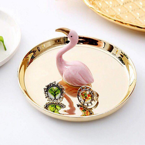 Bandeja De Anillos De Pendientes De Collar Oro